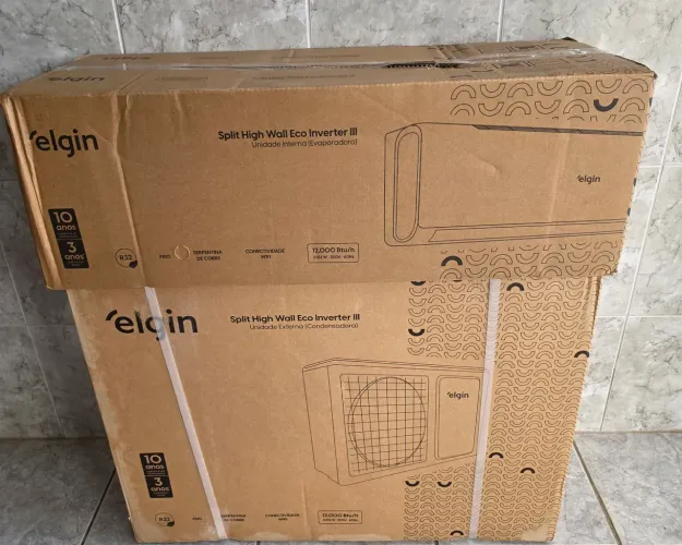AR-CONDICIONADO ELGIN ECO III INVERT 12.000 MIL BTUS COM CONECTIVIDADE WI-FI