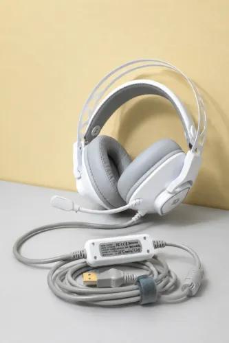 Headset Gamer Redragon Cadmus RGB Branco