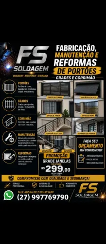 Portão e grades 