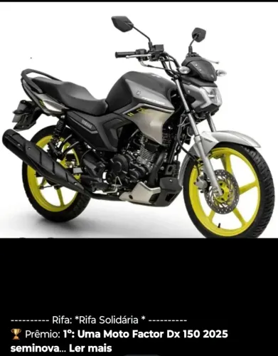 Moto factor DX 150 2025 seminova