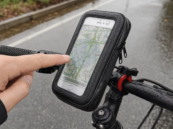 Suporte de Celular para Bicicleta Impermeável 7 Polegadas