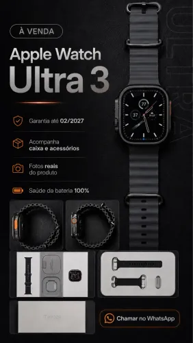 Apple Watch Ultra 3 Preto