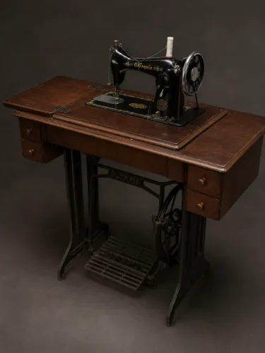 Máquina de costura antiga Olympia