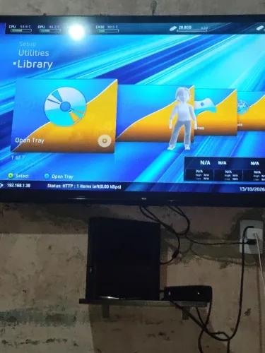 Xbox 360 desbloqueado/1 controle + jogos no HD