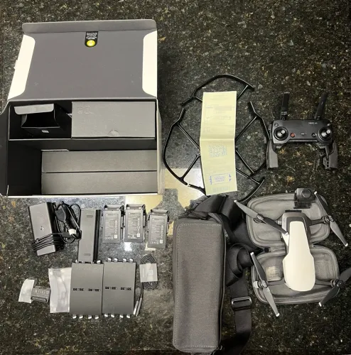 DJI Mavic Air 1 Fly More Combo Original - 3 Baterias 61/69/72 Ciclos + Caixa