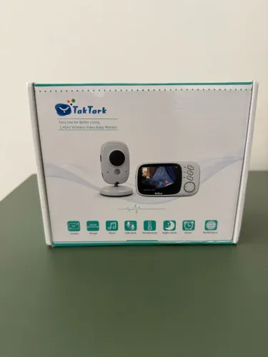 Babá Eletrônica Taktark BM-603 Sem Fio Com Visão Noturna, Aúdio e Voz