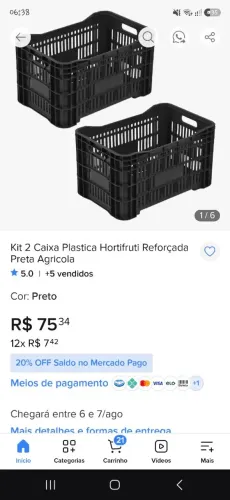 Caixa caregamento mercadoria ou ceasa grande