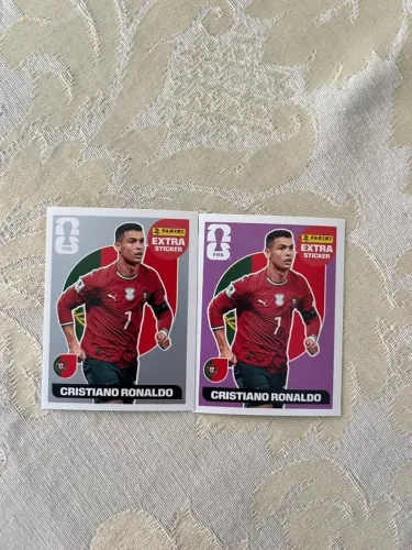 Figurinha Cristiano Ronaldo Legend Prata e Bordô - Álbum Panini 2026