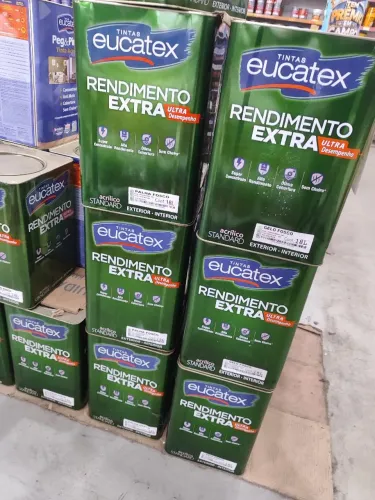 Látex Eucatex rendimento Extra cores