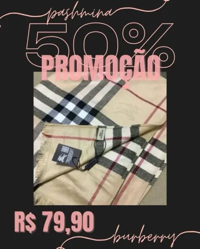 ECHARPE / PASHEMINA - PROMOÇÃO ESPECIAL!