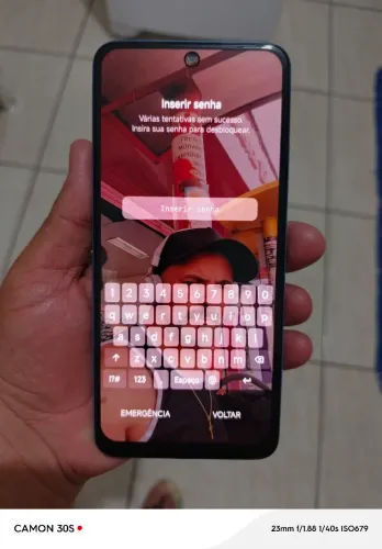 Vendo um celular Redmi Note 12 256GB valor no PV