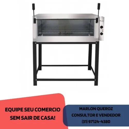 Forno de pizza Com Pedra refratária Venâncio 80x60CM