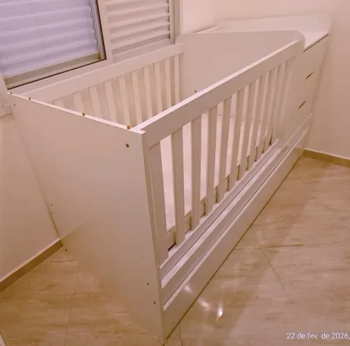 Berço 3em1, OTIMO Colchão novo ALFENAS mg
