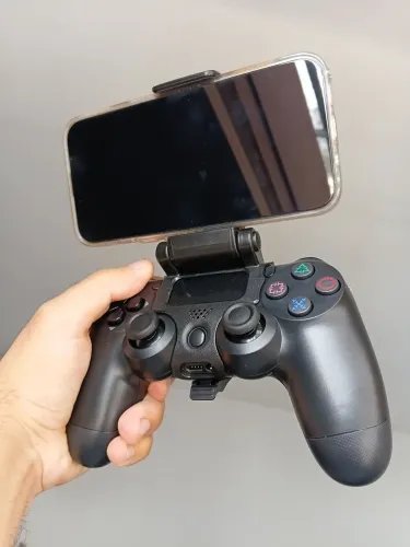 Controle PS4 com Suporte para Celular - FRETE GRÁTIS