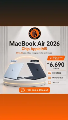 MacBook Air M5 2026 - tela de 13