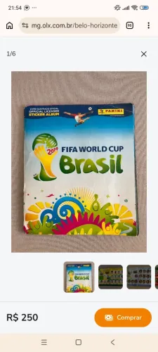 Álbum copa do mundo 2014