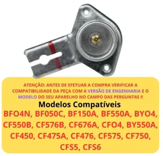 SUPORTE DO INJETOR FOGÃO BRASTEMP CONSUL