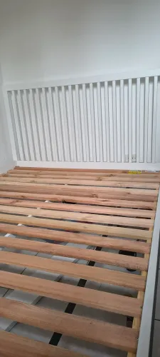 Cama de casal branca Tok stok