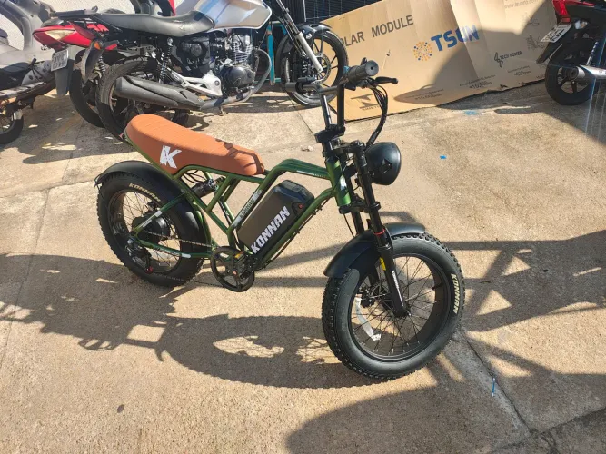 Bicicleta elétrica konnan conquest 750watts