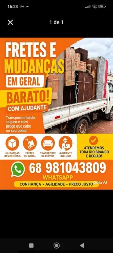 Fretes e mudanças em geral 