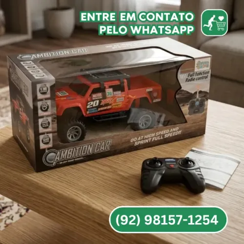 Carrinho Controle Remoto Camionete Monstro Truck 4x4