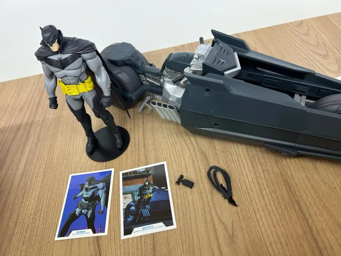 Batman e Moto white knight mcfarlane