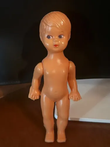 Boneca plastico Bolha antiga  Estilo anos 60 , 70