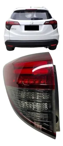 Lanterna Traseira Esquerda Honda Hrv 2018 A 2021 Fume Led Esquerdo/motorista Vermelho