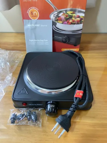 Fogão Elétrico Multilaser 1 boca 220V Novo 