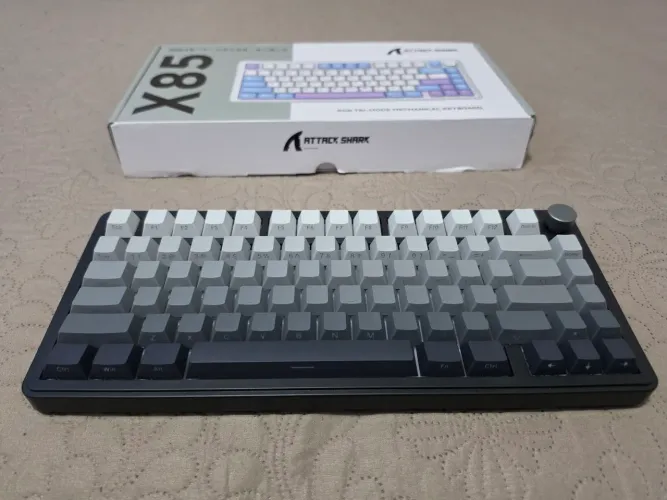 Teclado Attack Shark X85 - Sem Fio