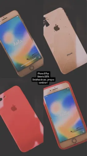 Estou vendendo esse iPhone 8 Plus 64gb usado
