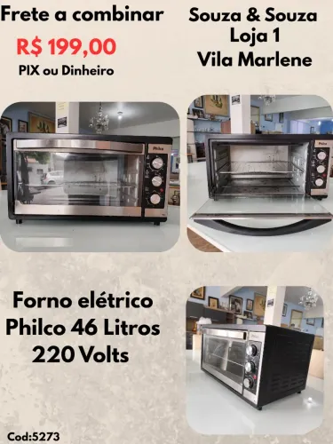 Forno Elétrico Philco 46 Litros 220 Volts
