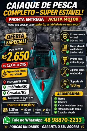 Caiaque de pesca OZKEN