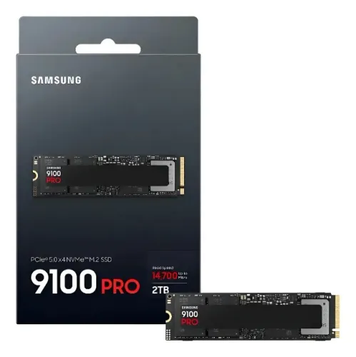 SSD Samsung 9100 Pro 2TB NVMe PCIe 5.0 M.2 Novo Lacrado