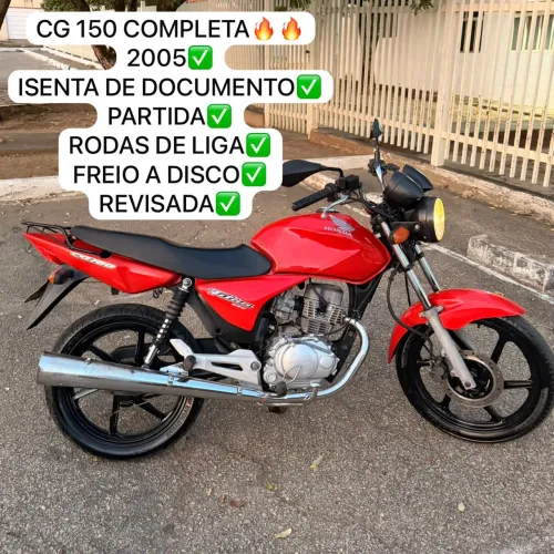 CG 150 COM PARTIDA E RODAS DE LIGA
