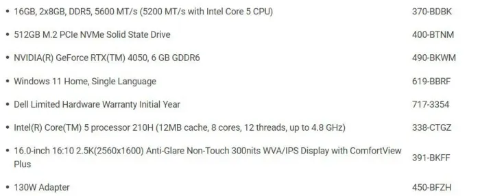 Notebook Alienware 16 Aurora
