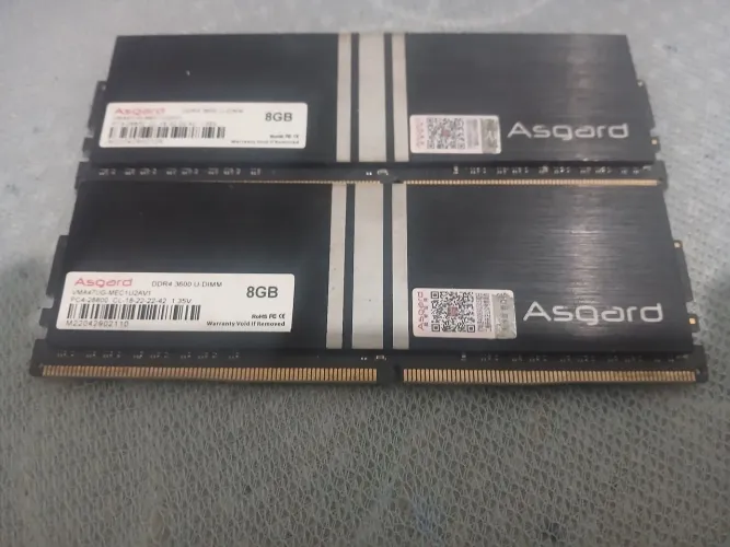 Memória ram Asgard 2×8 16 gb 3200 mhz