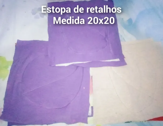 Estopa de retalhos.
