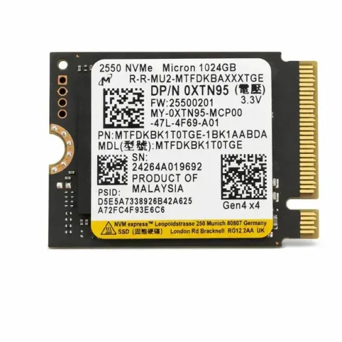 SSD NVMe Micron 1TB Gen4 x4 1024GB