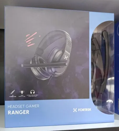 Headset Gamer Fortrek Fone Ranger P3 + Adaptador P2, Driver 40mm Loja Coimbra Entregamos