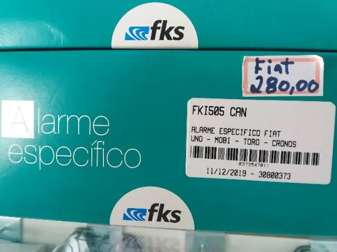Alarme específico fiat uno mobi Toro