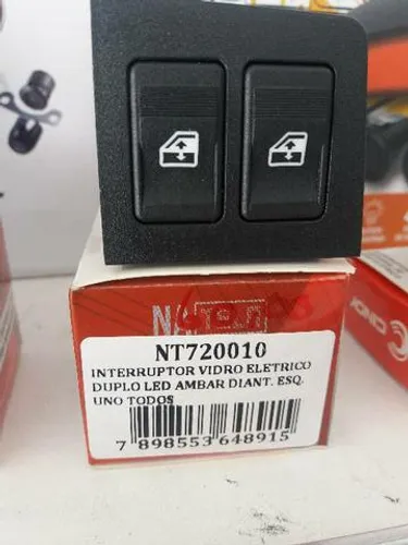 Botão para vidro elétrico duplo uno 