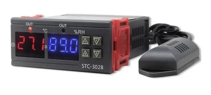 Controlador De Temperatura E Umidade Stc-3028 Chocadeira Ovo