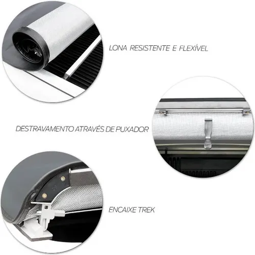 Capota Marítima Flashcover Fiat Strada Working Trekking Cabine Simples 2014 à 2020