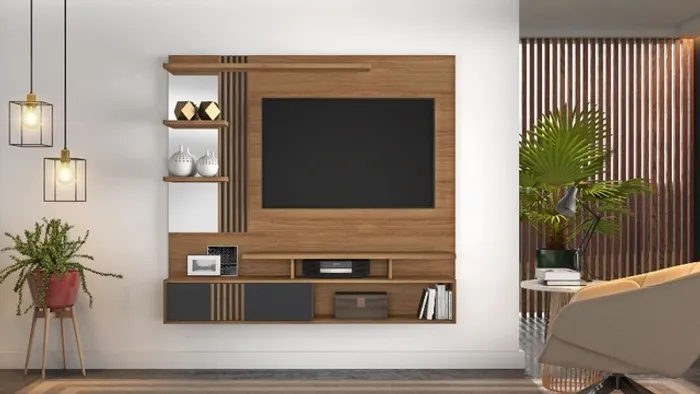 Painel Safira Noronha Grafite- Frete Grátis - 10x S/ Juros - Receba Hoje   