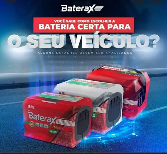 Bateria de 75 amperes Baterax Selada Chevrolet Captiva 1 ano de garantia