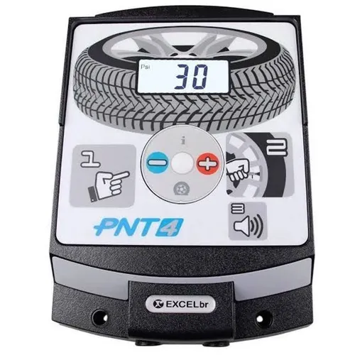 Calibrador De Pneus Eletrônico De Parede PNT4 - 145 Psi- Excel/Pneutronic<br><br>