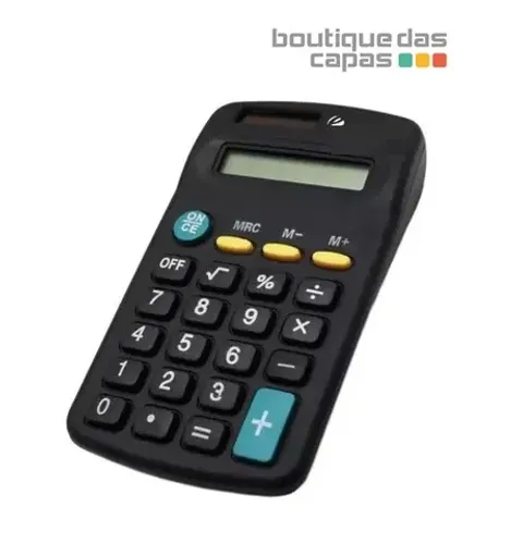 Mini Calculadora de bolso eletrônica kk-402 usa 1 pilha palito AA