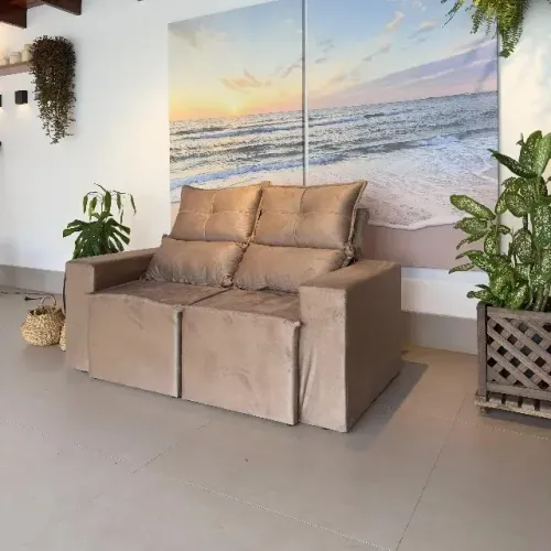 Sofá retrátil e reclinável - Viena 1,60m de Largura 