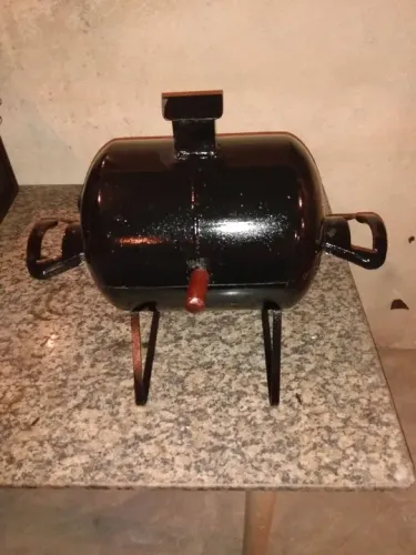 Churrasqueira de botijão de gás